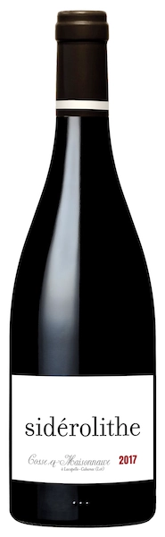 bouteille du vin sidérolithe